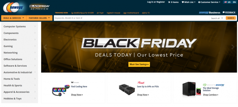 NewEgg: Black Friday Sale! - TechTravelAndLife Tech