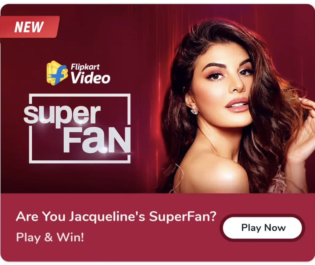 Flipkart Super Fan Quiz Jacqueline Fernandez