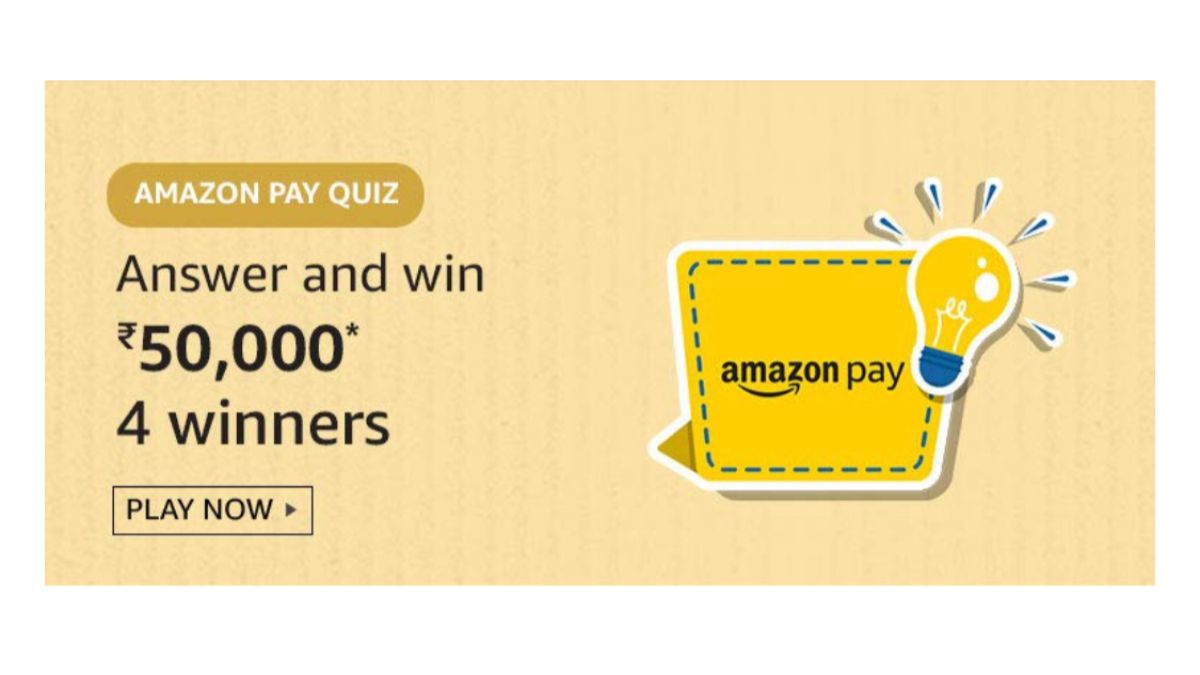 Amazon Pay Quiz Answers  – Win Rs.50,000