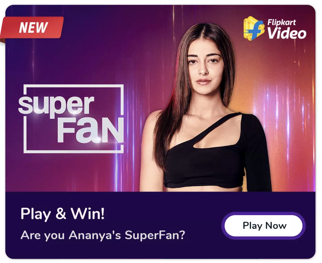 Flipkart Super Fan Ananya Pandey