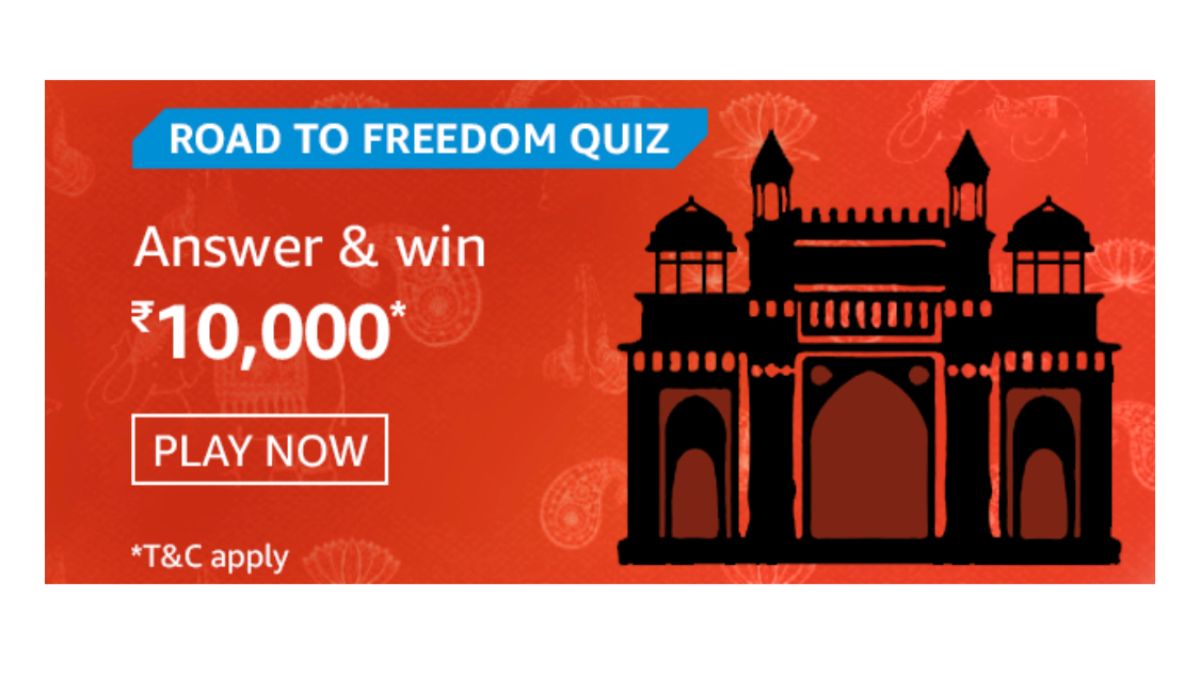 Amazon Road To Freedom Quiz Answers Win – Rs.10000 Balance