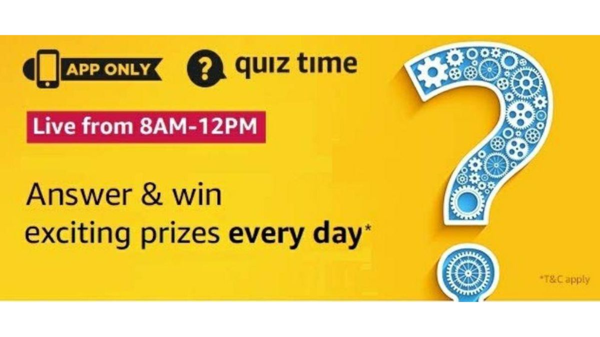 Amazon Today Quiz 22 Aug Answers : Win Oneplus Y TV